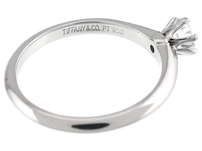 Autre Marque Tiffany & Co. Platinbandring - Ansicht 3