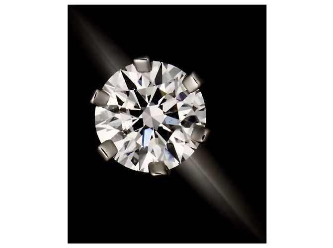 Autre Marque Tiffany & Co. Platin-Solitärring mit Diamant - Ansicht 6