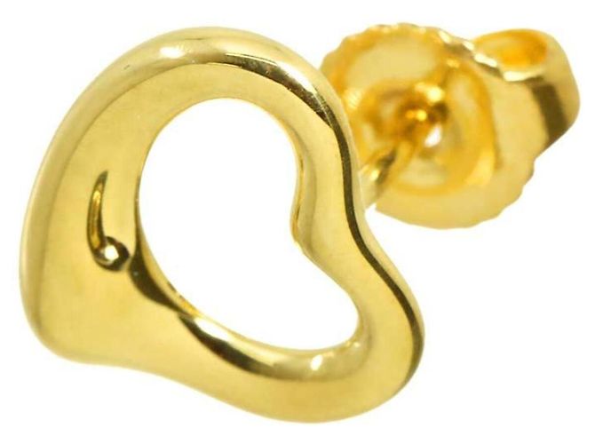 Autre Marque Orecchini a lobo a cuore Tiffany & Co. in oro giallo 18K - vista 3