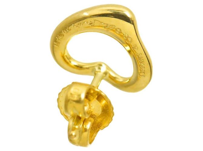 Autre Marque Orecchini a lobo a cuore Tiffany & Co. in oro giallo 18K - vista 4