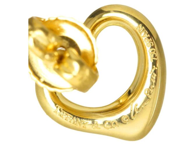 Autre Marque Orecchini a lobo a cuore Tiffany & Co. in oro giallo 18K - vista 5
