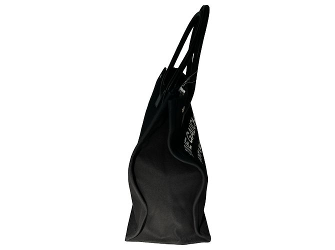 Autre Marque Saint Laurent Rive Gauche Canvas Large Schwarz - Ansicht 4