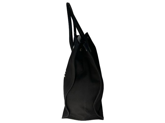 Autre Marque Saint Laurent Rive Gauche Canvas Large Schwarz - Ansicht 5