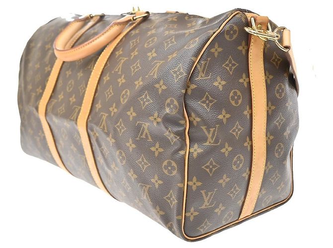 Louis Vuitton Keepall Monogram Multicolor 50 Marron - vue 4