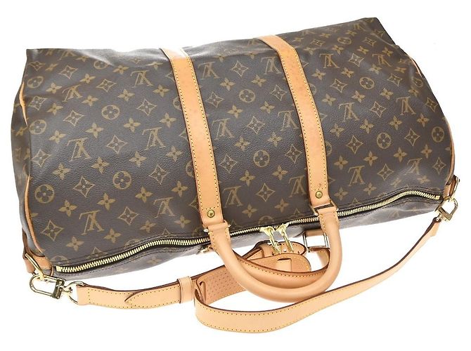 Louis Vuitton Keepall Monogram Multicolor 50 Marron - vue 5
