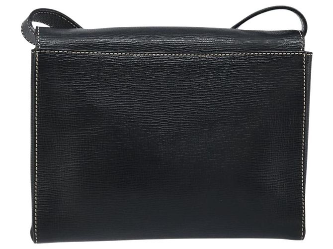 Céline Celine Vintage Circle Logo Leather Small Noir - vue 2