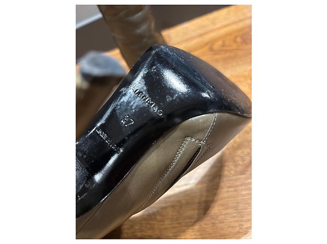 Botines Balenciaga Knife Caqui - vista 3