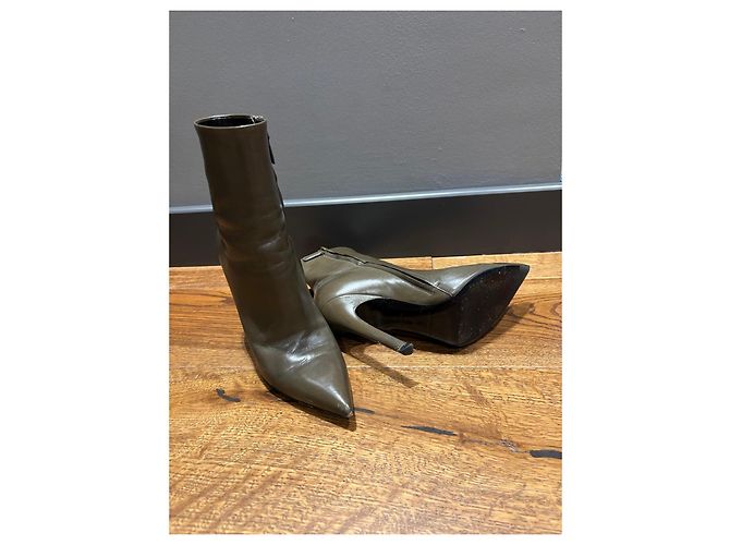 Botines Balenciaga Knife Caqui - vista 6