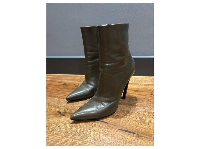 Botines Balenciaga Knife Caqui - vista 8