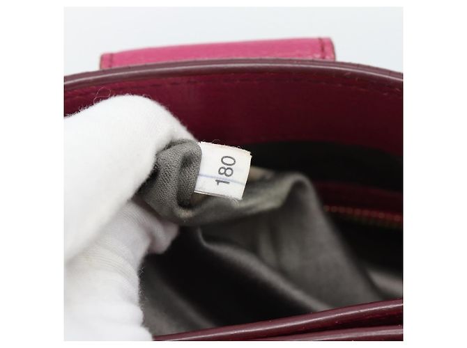 Miu Miu Madras Convertible Lock Leather Medium Rosa - vista 7