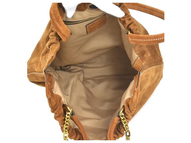 Sac à main Marc Jacobs en daim marron - vue 5