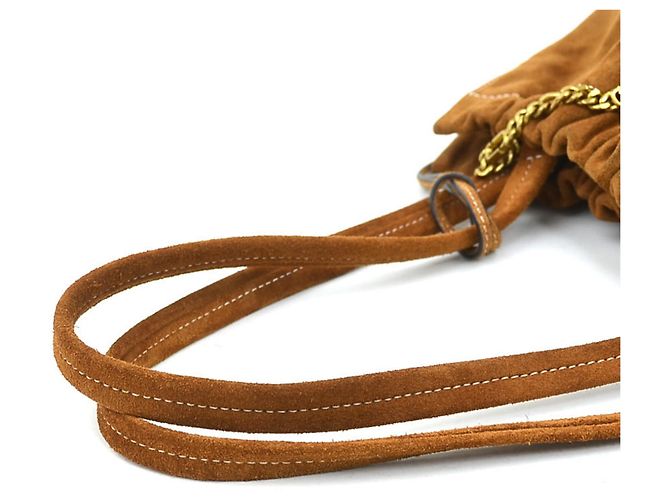 Sac à main Marc Jacobs en daim marron - vue 8