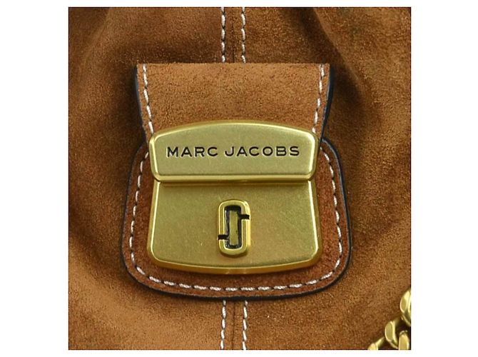 Sac à main Marc Jacobs en daim marron - vue 9