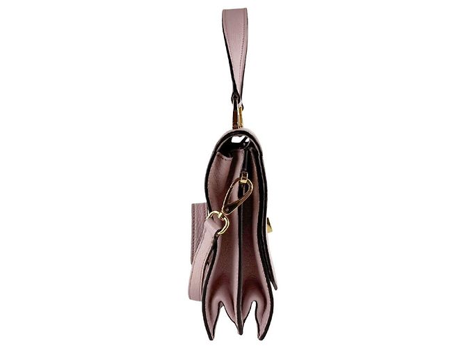 Borsa a mano Miu Miu in pelle rosa chiaro - vista 2