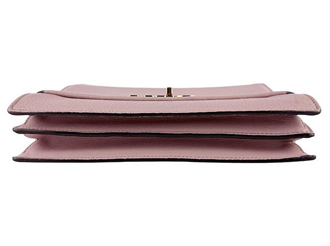 Borsa a mano Miu Miu in pelle rosa chiaro - vista 4