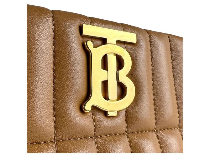 Bolsa de ombro Burberry em couro camel Camelo - vista 11