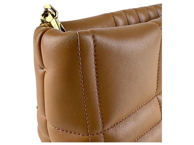Bolsa de ombro Burberry em couro camel Camelo - vista 6