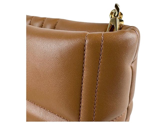Bolsa de ombro Burberry em couro camel Camelo - vista 7
