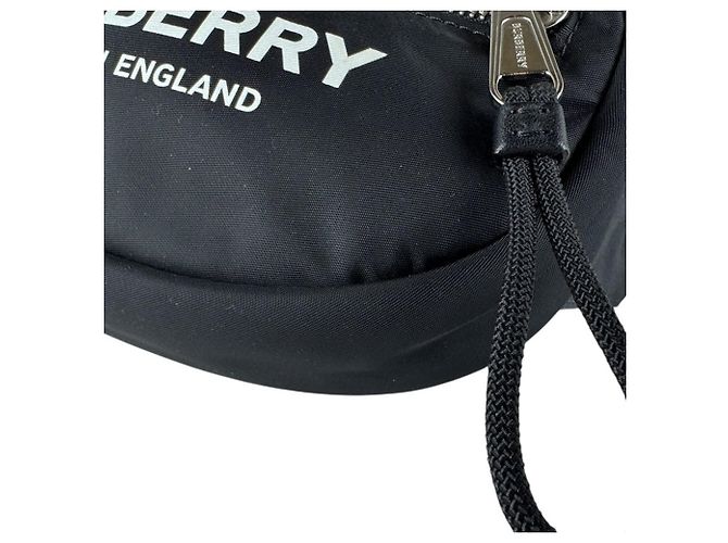 Borsa Sling Burberry Nera Nero - vista 9