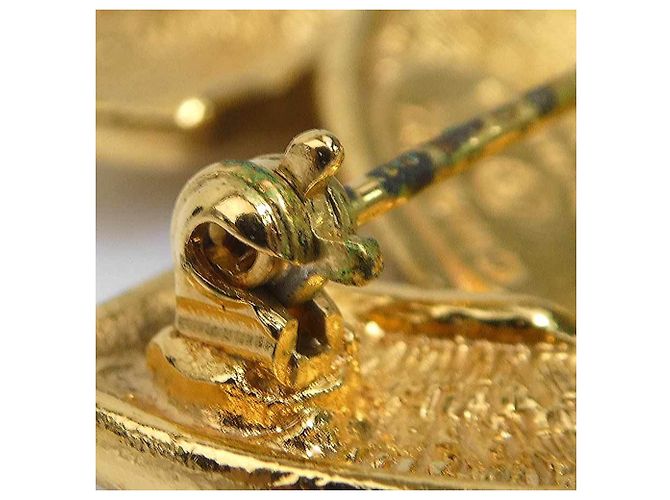 Broche en métal doré Chanel - vue 7