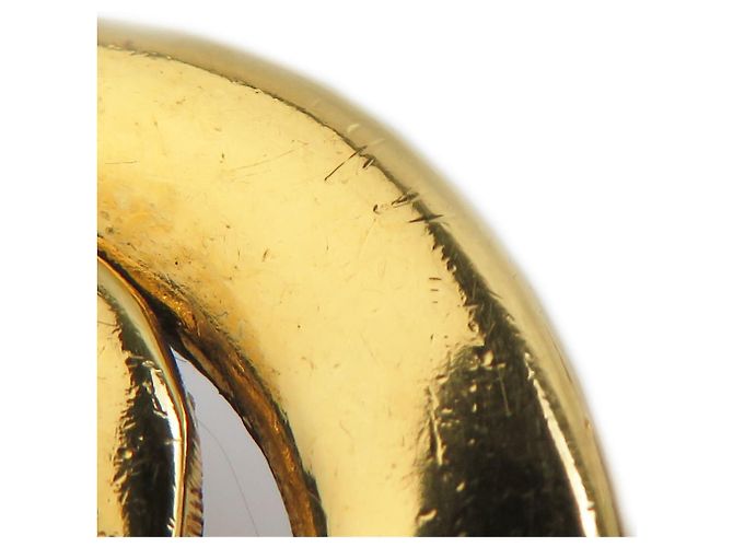 Chanel Gold Clip-Ohrringe Golden - Ansicht 4