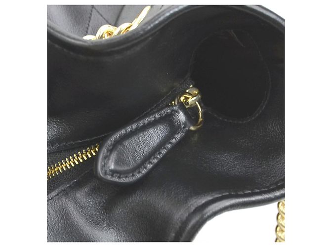 Coach Schultertasche aus Leder Schwarz - Ansicht 10