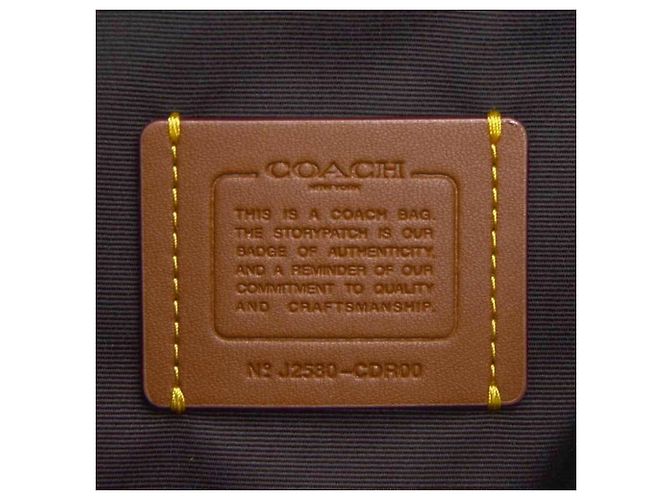 Coach Schultertasche aus Leder Schwarz - Ansicht 12