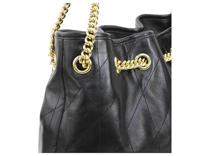 Coach Schultertasche aus Leder Schwarz - Ansicht 6