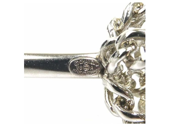 Chanel Kanzashi Haarschmuck Silber - Ansicht 11