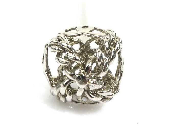 Chanel Kanzashi Haarschmuck Silber - Ansicht 5