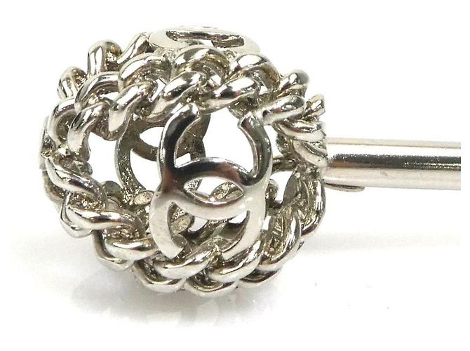 Chanel Kanzashi Haarschmuck Silber - Ansicht 6