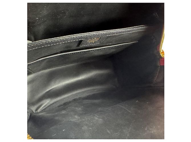 MCM Leather Backpack in Red - view 5