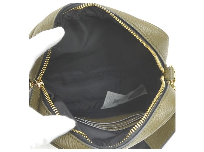 Borsa a tracolla Versace in pelle kaki Cachi - vista 5