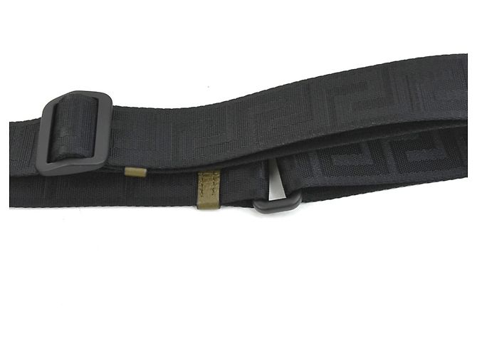 Borsa a tracolla Versace in pelle kaki Cachi - vista 8