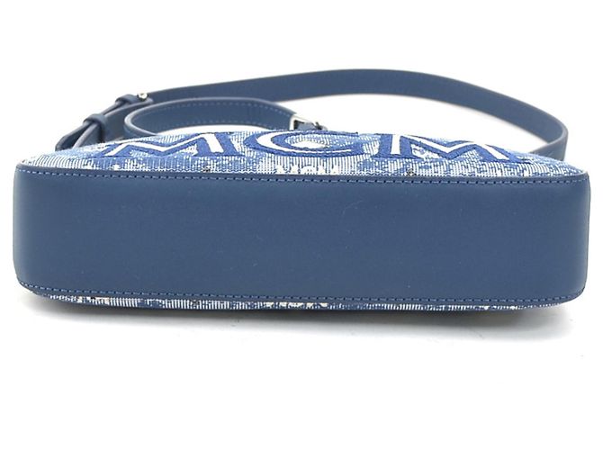 MCM Schultertasche Blau - Ansicht 4