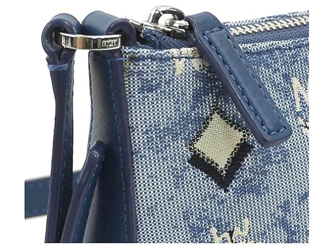 MCM Schultertasche Blau - Ansicht 6