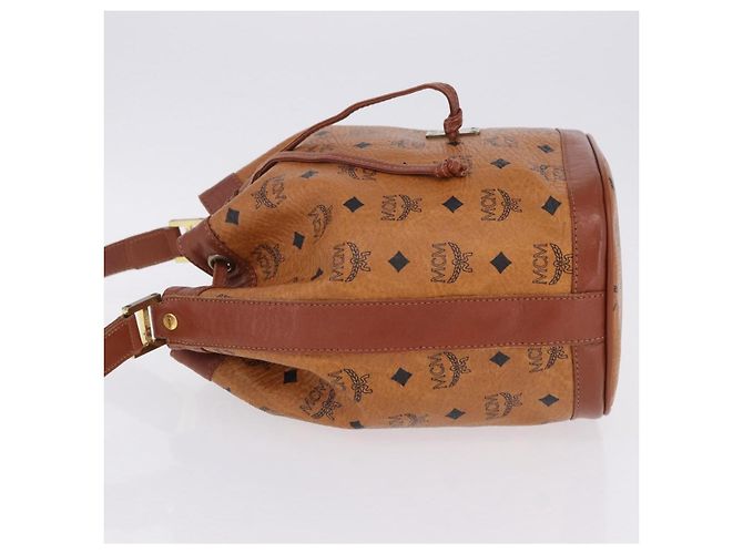 MCM Leder mit Kordzug Braun - Ansicht 4