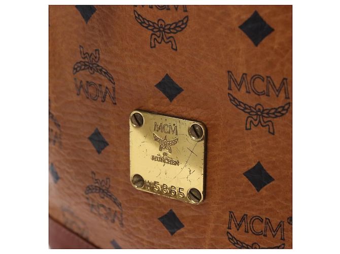 MCM Leder mit Kordzug Braun - Ansicht 7