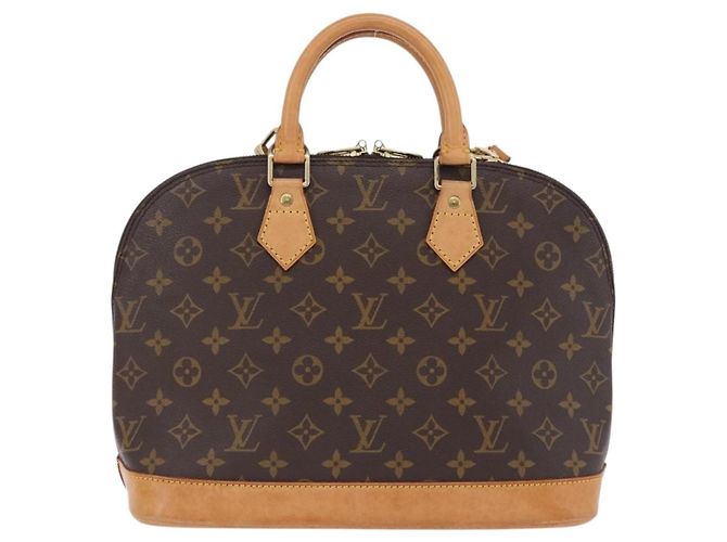 Louis Vuitton Alma Monogram Canvas PM Castaño - vista 2