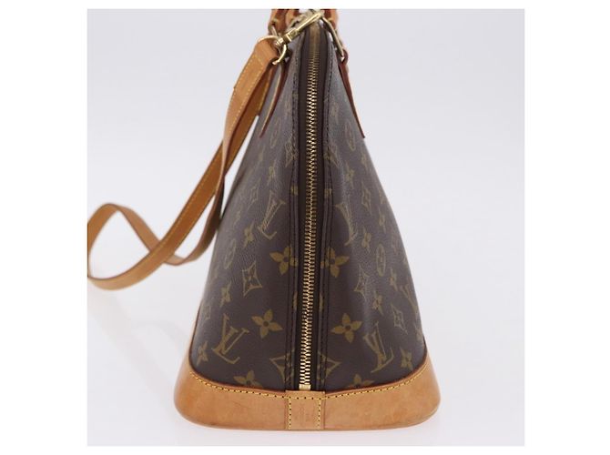 Louis Vuitton Alma Monogram Canvas PM Castaño - vista 5