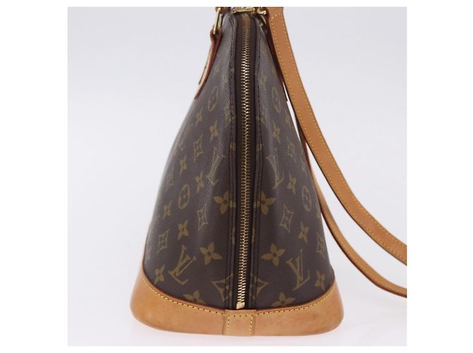 Louis Vuitton Alma Monogram Canvas PM Castaño - vista 6
