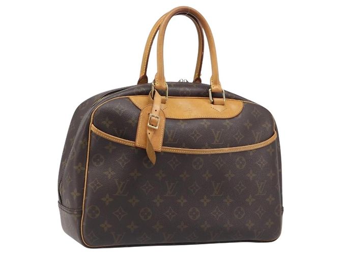 Louis Vuitton Deauville Monogram Canvas MM Marrone - vista 3
