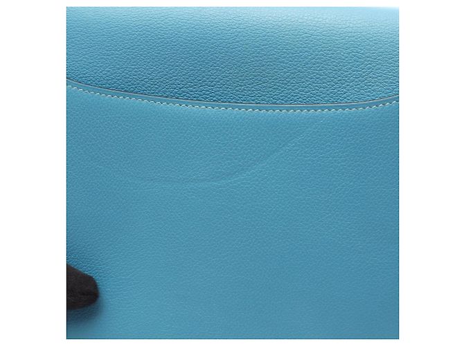 Hermès Hermes Sac 2002 20 Shoulder Bag Blau - Ansicht 12