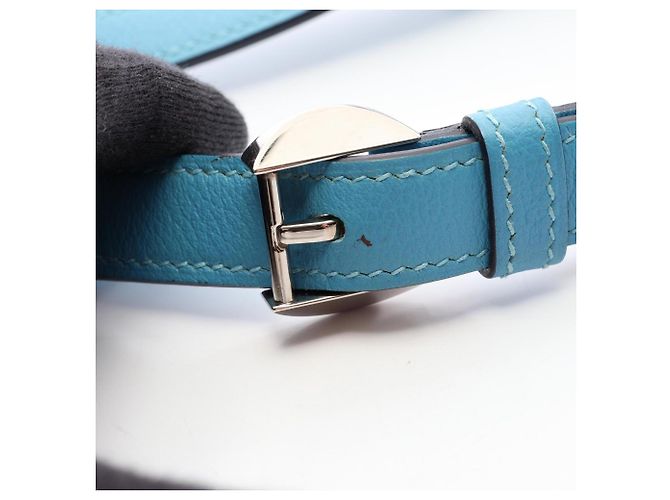 Hermès Hermes Sac 2002 20 Shoulder Bag Blau - Ansicht 13