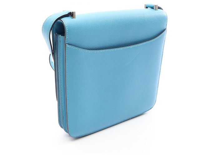 Hermès Hermes Sac 2002 20 Shoulder Bag Blau - Ansicht 2