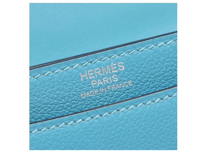Hermès Hermes Sac 2002 20 Shoulder Bag Blau - Ansicht 4