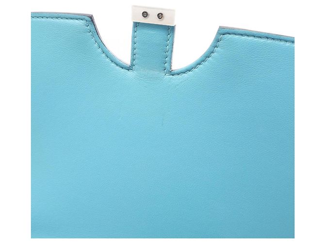 Hermès Hermes Sac 2002 20 Shoulder Bag Blau - Ansicht 8