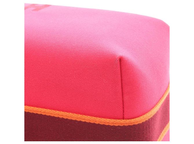Hermès Bolso Hermes HERMES Bride à Black GM Rosa Naranja Burdeos - vista 6