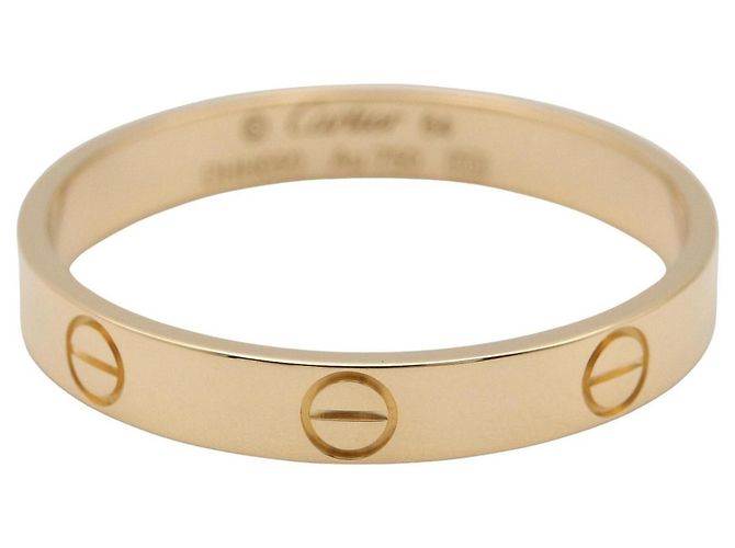 Anello Mini Love Cartier in oro giallo 18K D'oro - vista 3