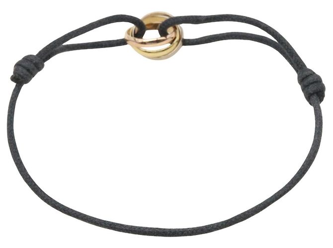 Bracciale Cartier Trinity Cord Argento D'oro - vista 2